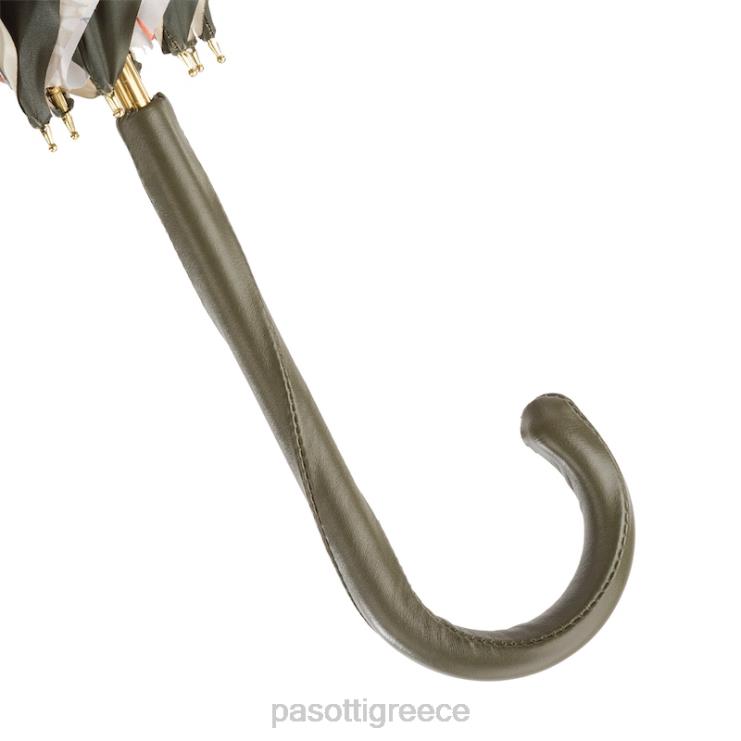 ομπρέλα | PASOTTI 189 5f529-2 z16 - παστέλ πράσινη ομπρέλα εσωτερικό λουλούδια 2N6B8351 γυναίκες